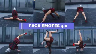 DP Emotes v4.0 FiveM animation menu preview