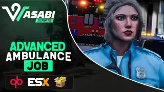 [ESX] Advanced Ambulance Job FiveM resource preview
