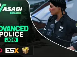 (ESX/QB) Advanced Police Job FiveM resource preview