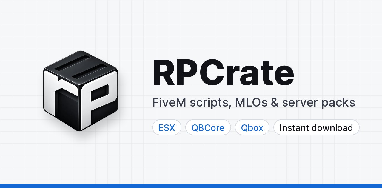 Free FiveM Script Archive | RPCrate