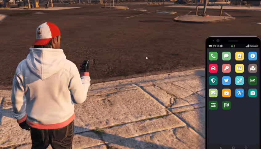 NoPixel Téléphone (pour ESX) FiveM aperçu du script