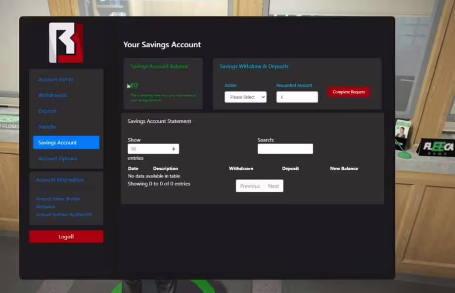 Banque réaliste (pour ESX) Aperçu de la ressource FiveM 4