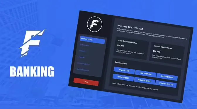 FzD Banking FiveM resource preview 6