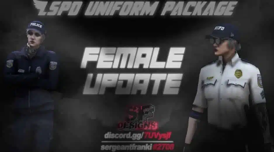 FiveM-Kleidungspakete: Modelle, Versionen und Einrichtung LSPD UP Major Polizei Kleidungsvorschau
