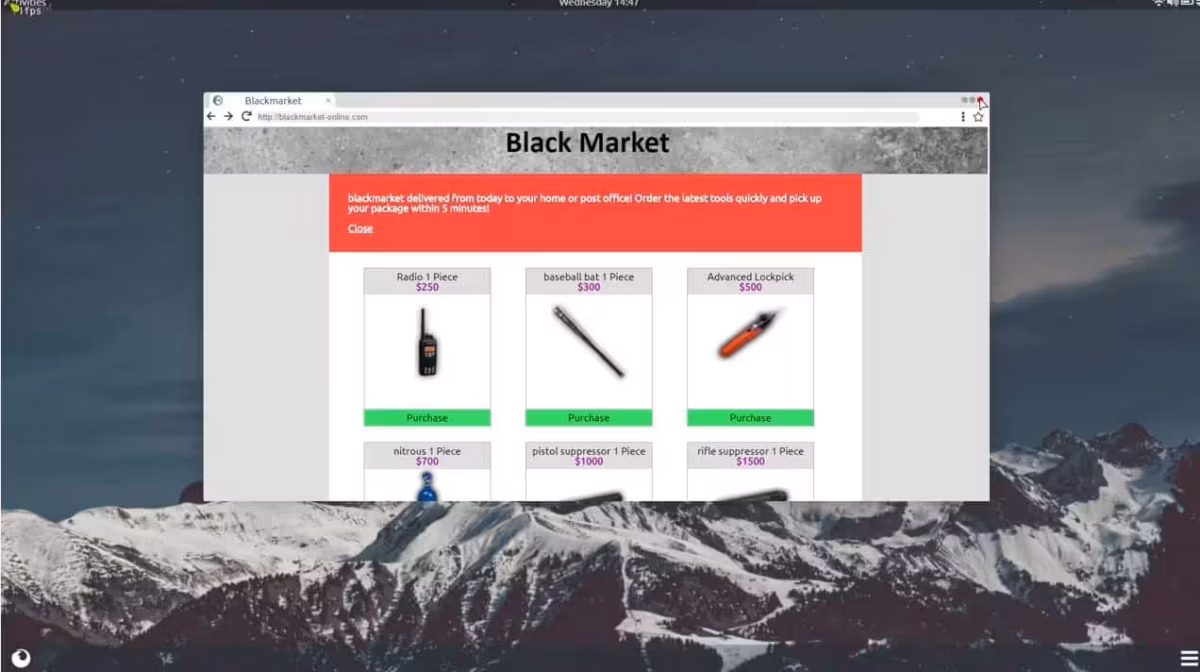 Aperçu des ressources FiveM du script QBus Gang BlackMarket