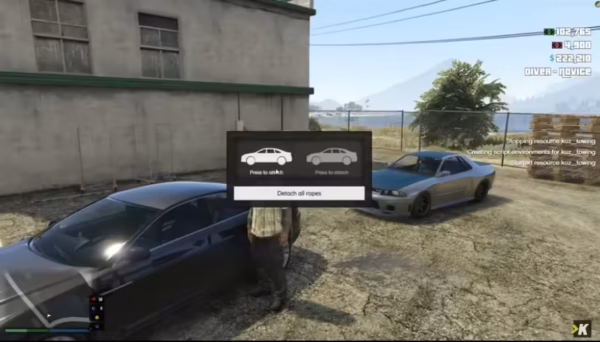 FiveM Towing Script visualização do recurso FiveM 3