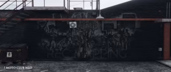Moto Clubhaus Garage Bar Tattoos MLO FiveM Ressourcen Vorschau 4