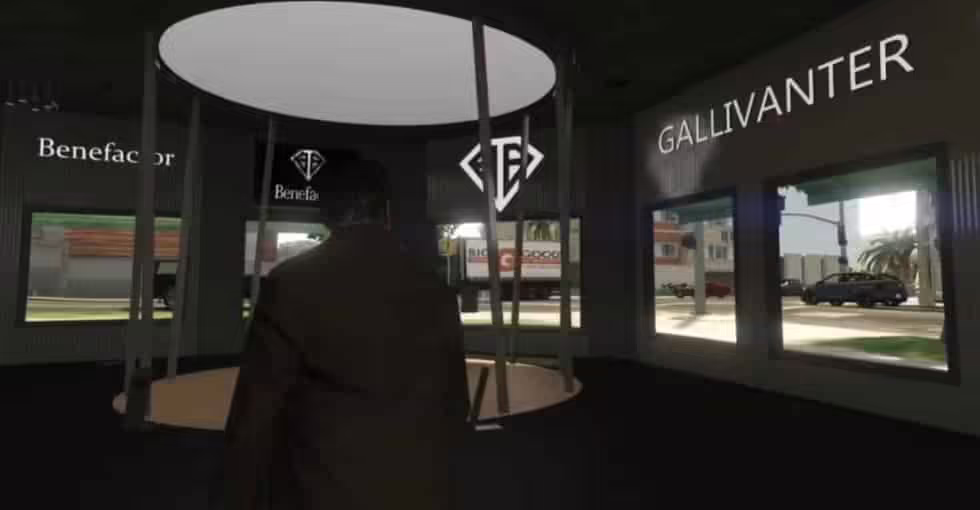 Vista previa del recurso de la sala de exposición de coches de Vinewood FiveM 4