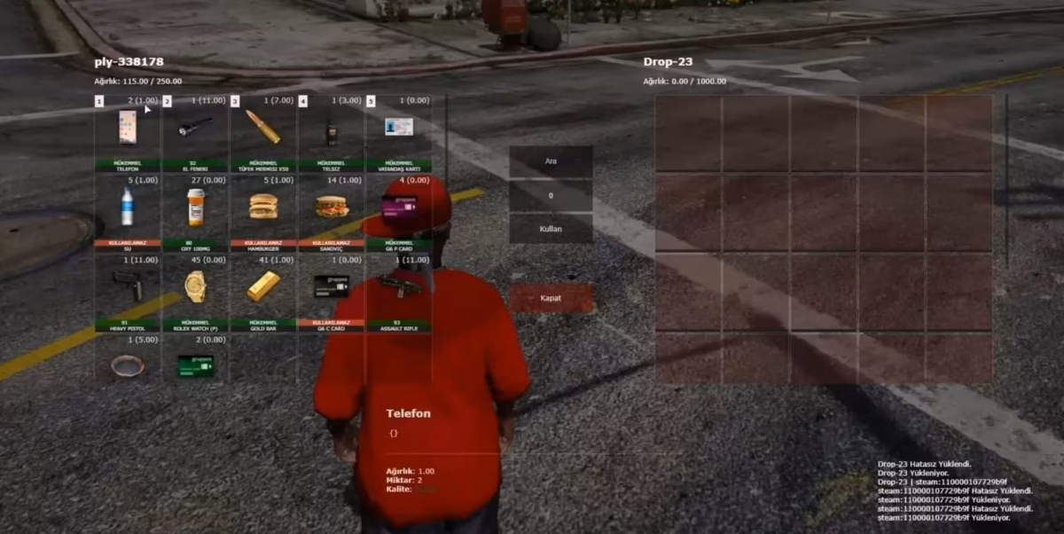 NoPixel Inventario 2.0