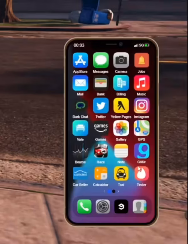 Vista previa del recurso GKSPhone (ESX) FiveM 4