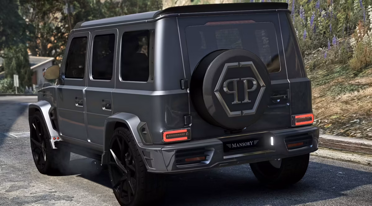 Mercedes G63 Philippe Plein [Mansory] [ADD-ON/REPLACE] FiveM Ressourcenvorschau 3