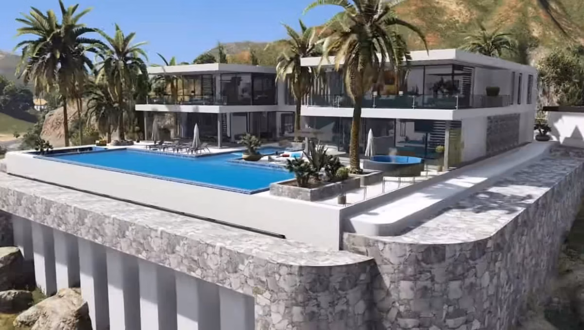 Vista previa del recurso FiveM MLO Mansión Vinewood Hills