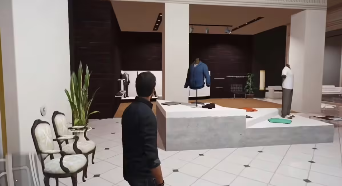 Luxury Clothes Shop FiveM Ressourcen Vorschau 3