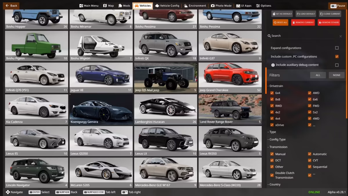 BeamNG Vehicle Package FiveM Ressourcen Vorschau 3