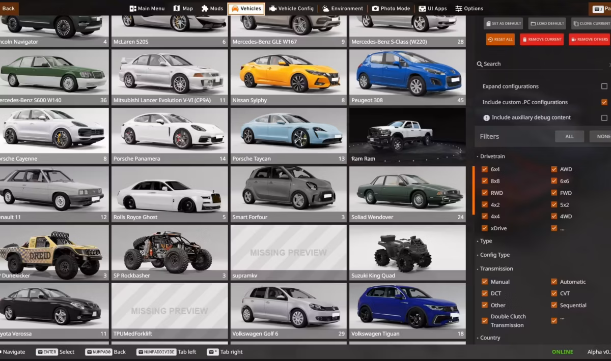 BeamNG Vehicle Package FiveM Ressourcen Vorschau 2