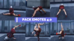 Vista previa del menú de animaciones DP Emotes v4.0 FiveM