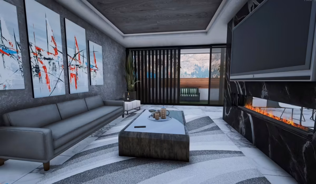 Vila de Design Luxuoso (MLO) prévia do recurso FiveM 4