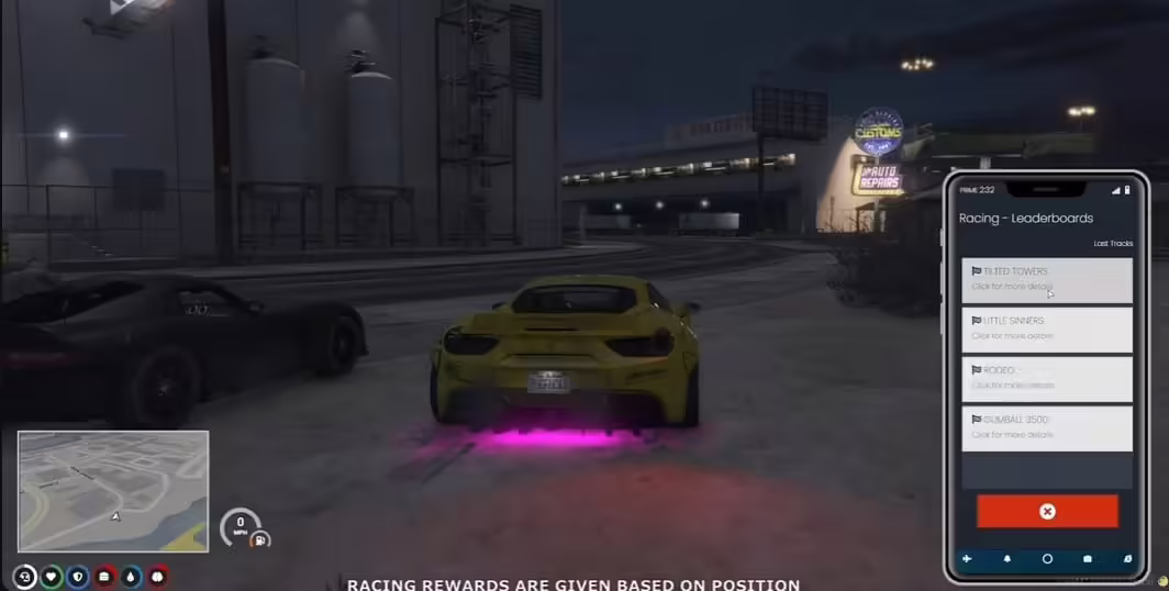 Vista previa del recurso FiveM del paquete de carreras avanzadas 2