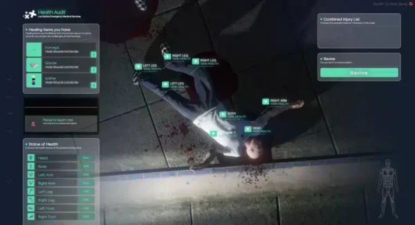 sistema de salud de nopixel