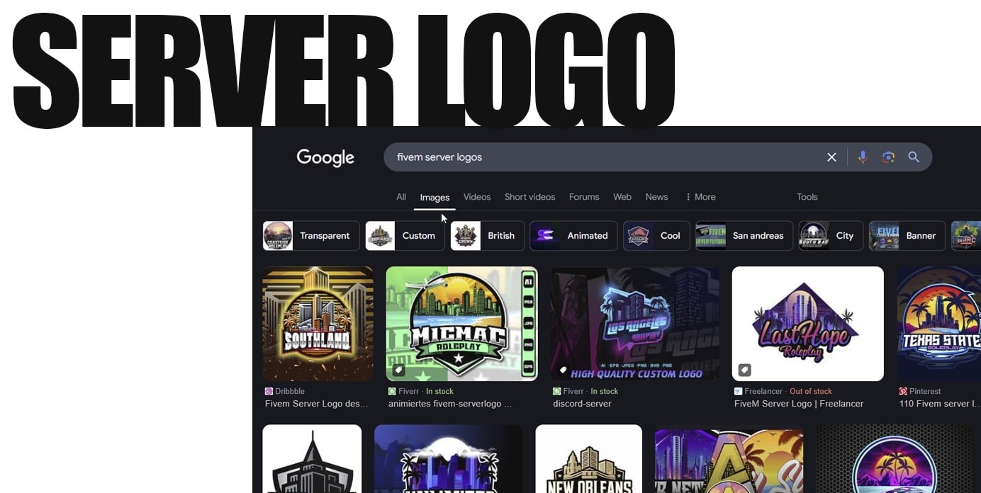 Comment créer un logo de serveur FiveM : guide de conception complet Logo du serveur