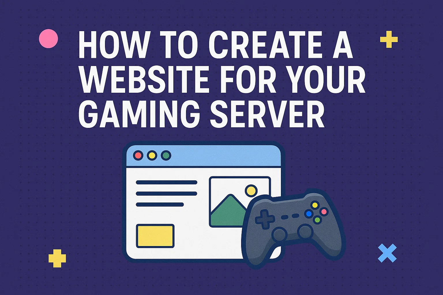Site Web du serveur de jeu