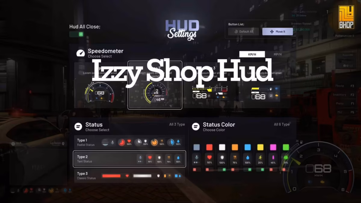 Izzy HUD