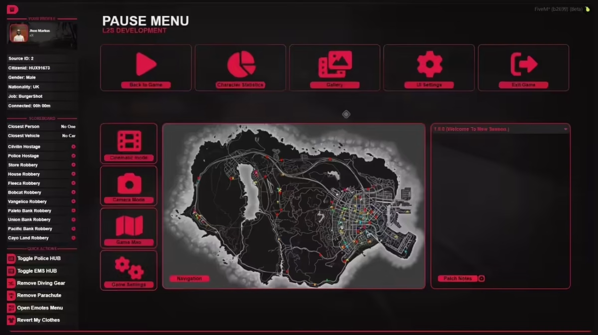 Victim RP FiveM Server Pack