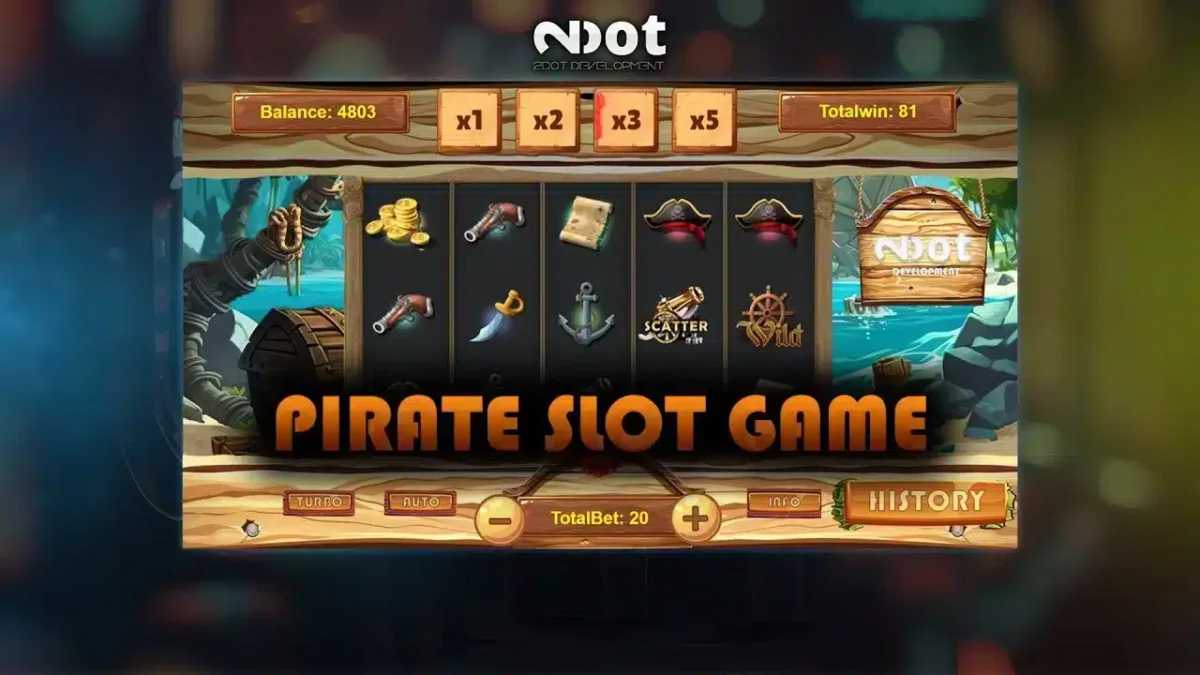 Tragamonedas Pirata de 2 puntos