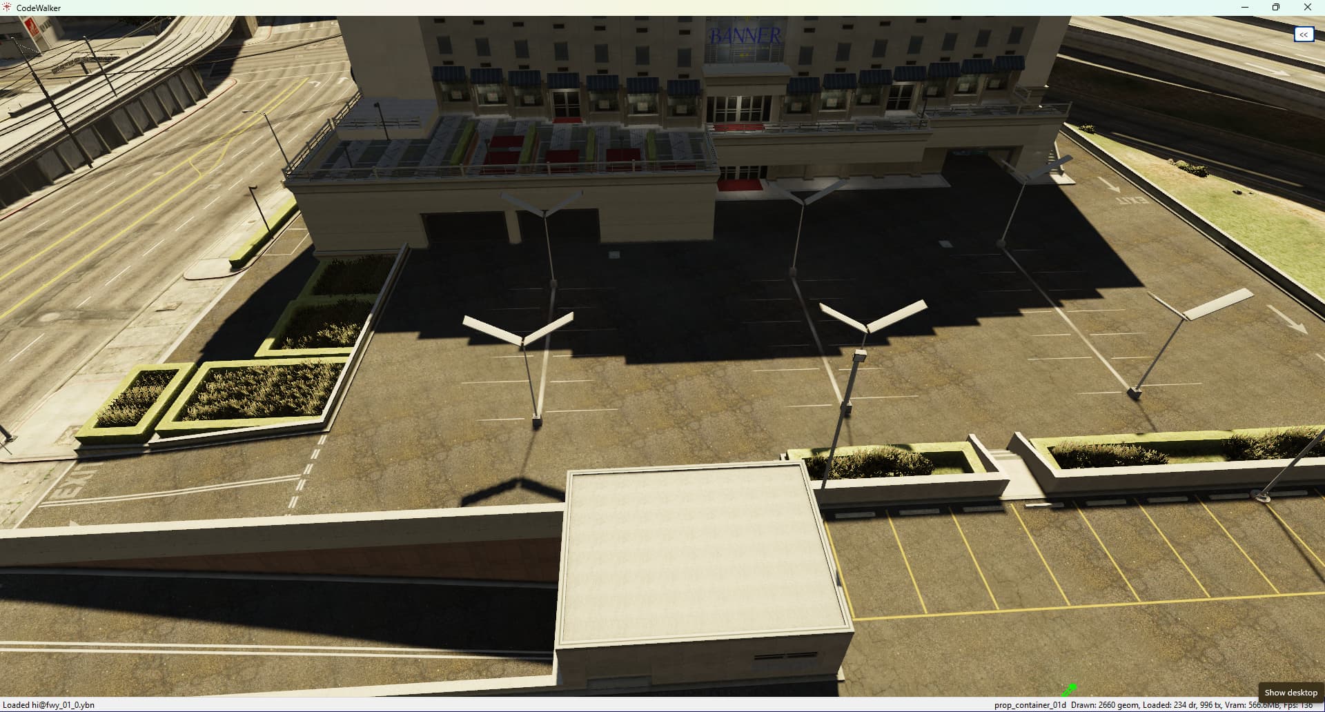 Banner Parking Lot MLO pour FiveM