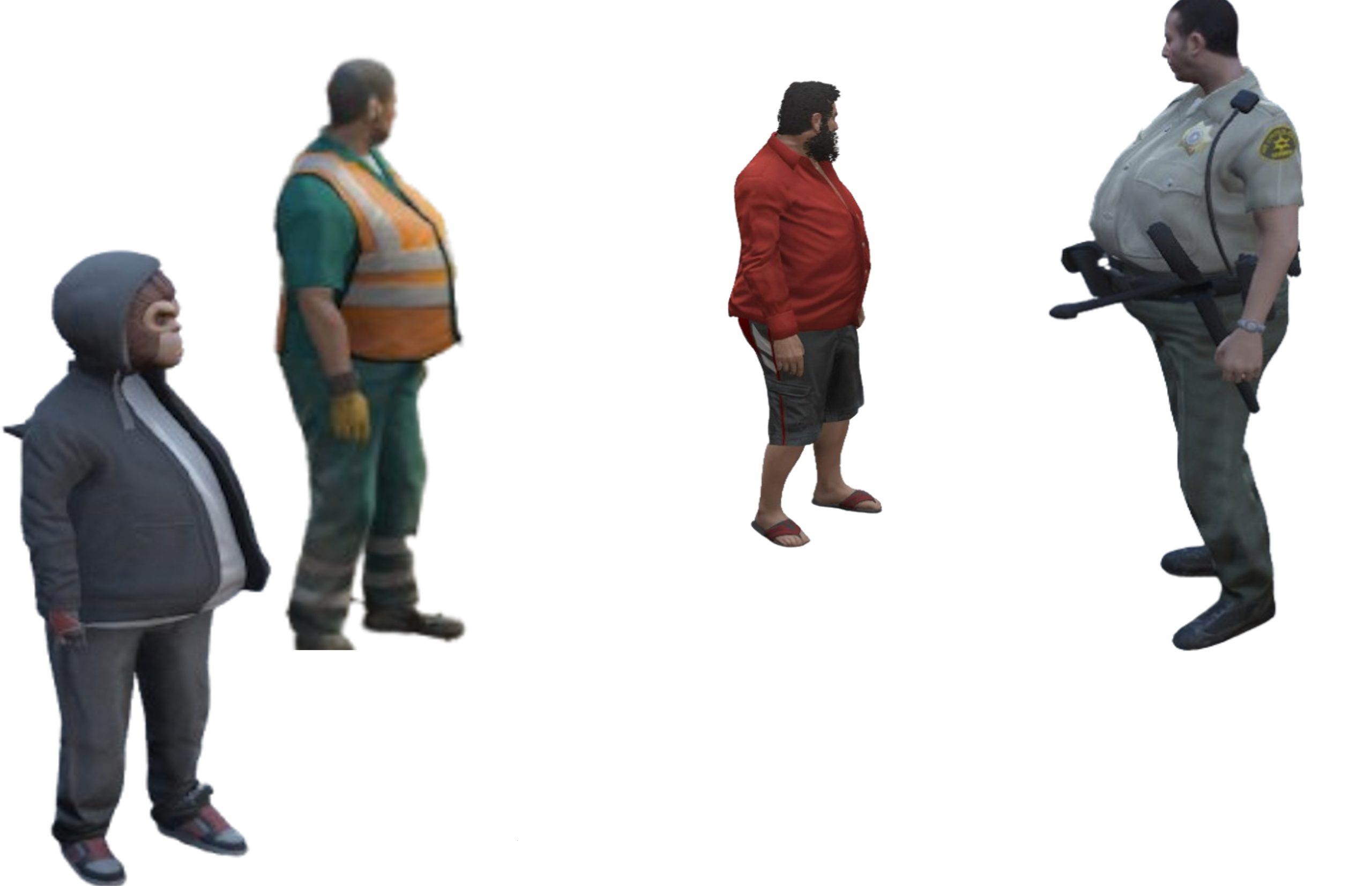 Fat Peds for FiveM