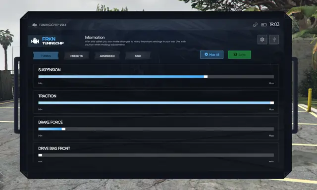 Tuning System FiveM Ressourcen Vorschau 2