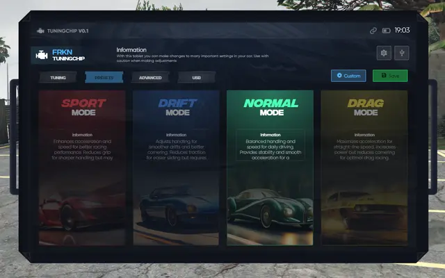 Tuning System FiveM Ressourcen Vorschau 3