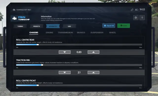 Tuning System FiveM Ressourcen Vorschau 5