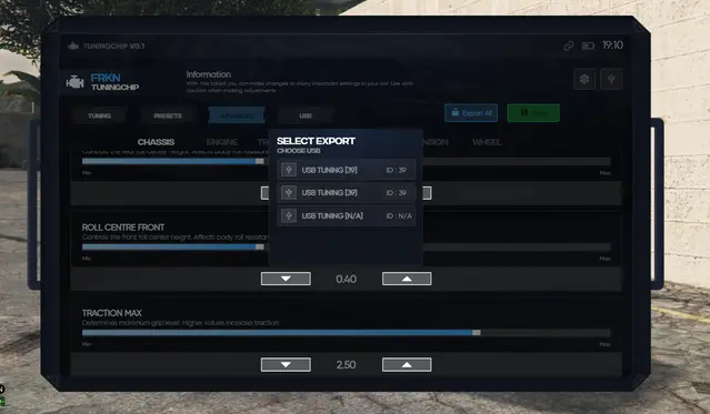 Tuning System FiveM Ressourcen Vorschau 8