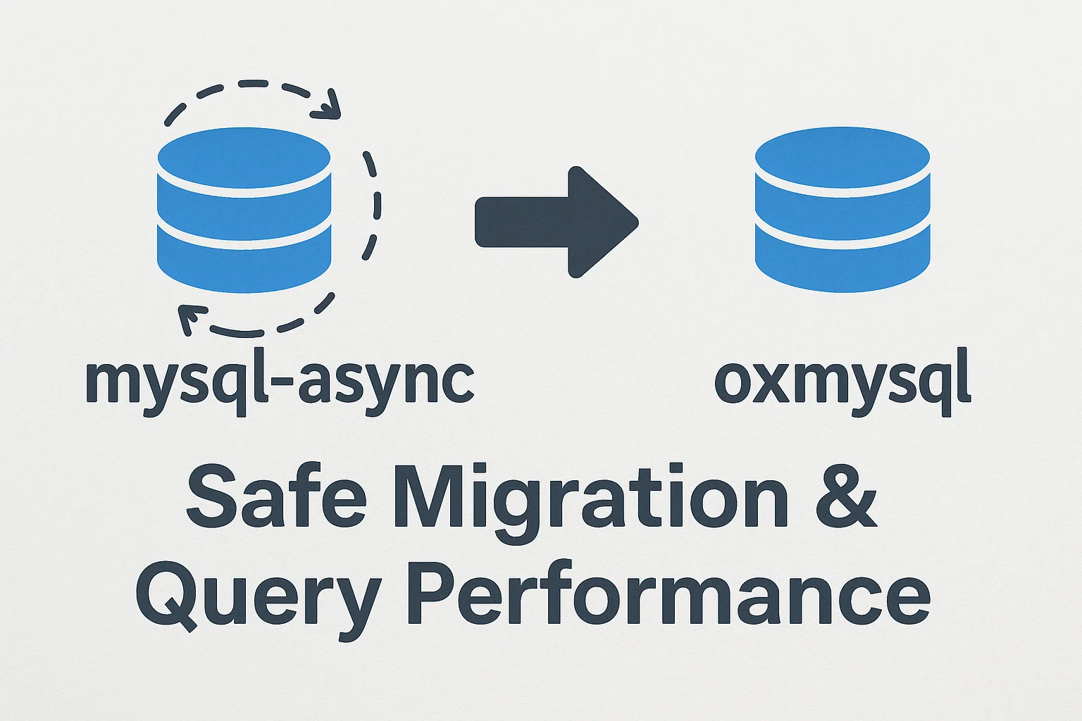 Migra recursos mysql-async a oxmysql de forma segura MySQL asíncrono y oxmysql