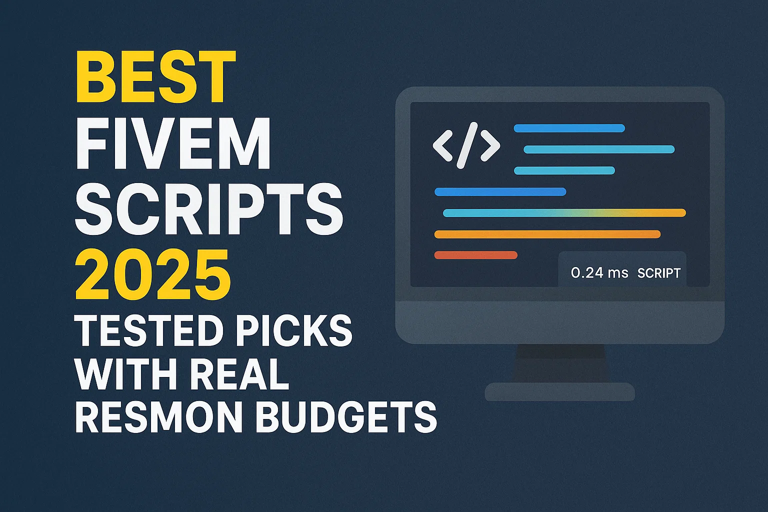 Best FiveM Scripts 2025: Tested Picks with Real Resmon Bu…