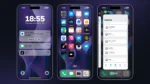 LB Phone v2 OS lock screen with Dynamic Island and setup screen