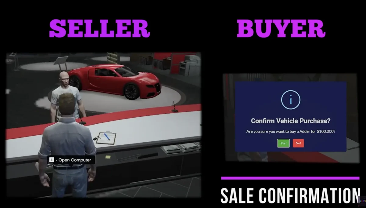 Vista previa del recurso Zerio Cardealer FiveM 3