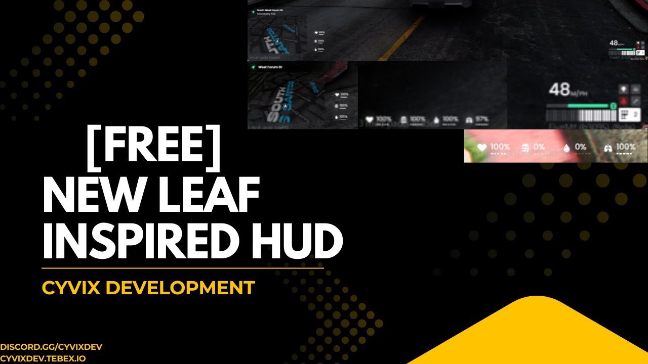 Nuevo HUD inspirado en Leaf para FiveM