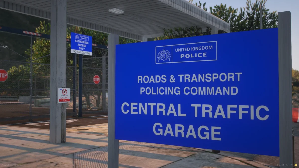 UK Police Traffic Base FiveM resource preview