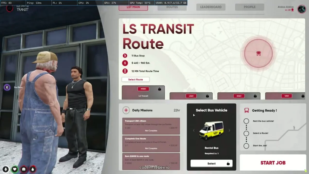 CodeM LSTransit FiveM aperçu de la ressource 3