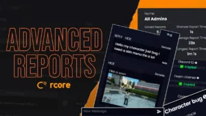 rcore Advanced Reports FiveM resource preview