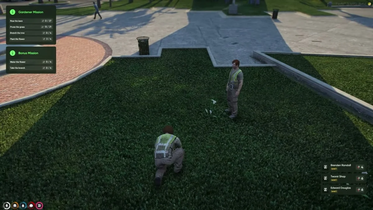 Vista previa del recurso Multiplayer Gardener Job FiveM 7