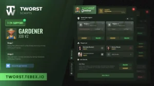 Multiplayer Gardener Job FiveM resource preview