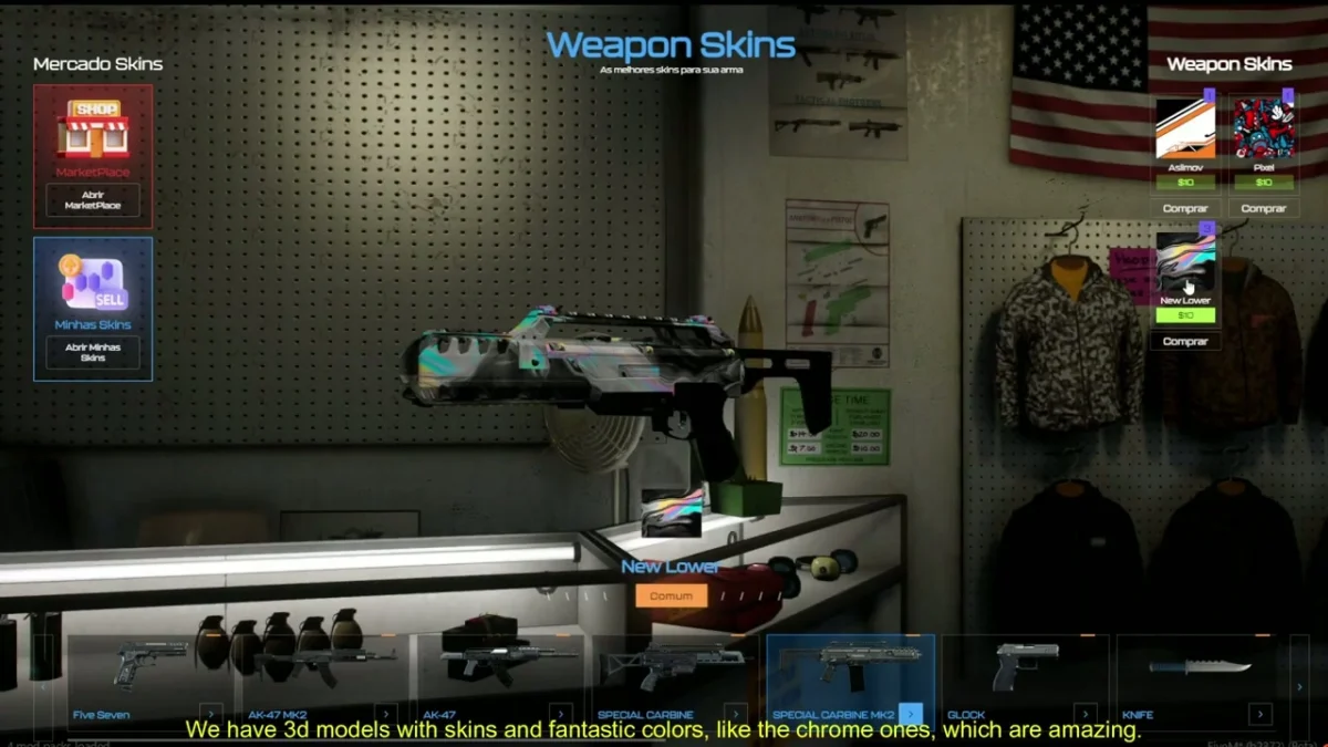 Energy Skins Weapons V2 - ESX - QBCORE FiveM resource preview 3