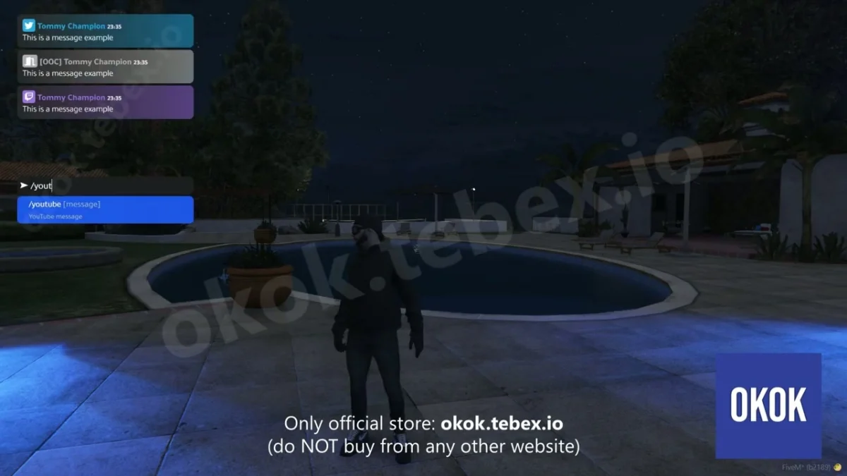 okok Chat V2 FiveM Ressourcen Vorschau 4