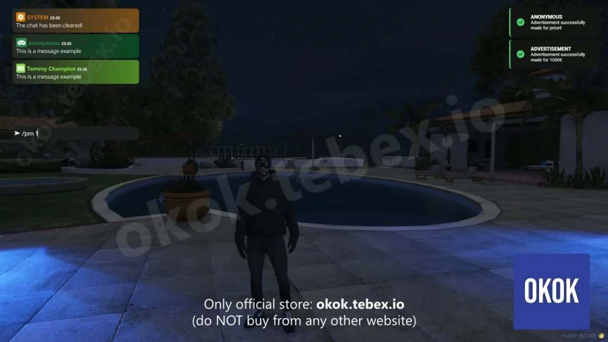 okok Chat V2 FiveM Ressourcen Vorschau 7