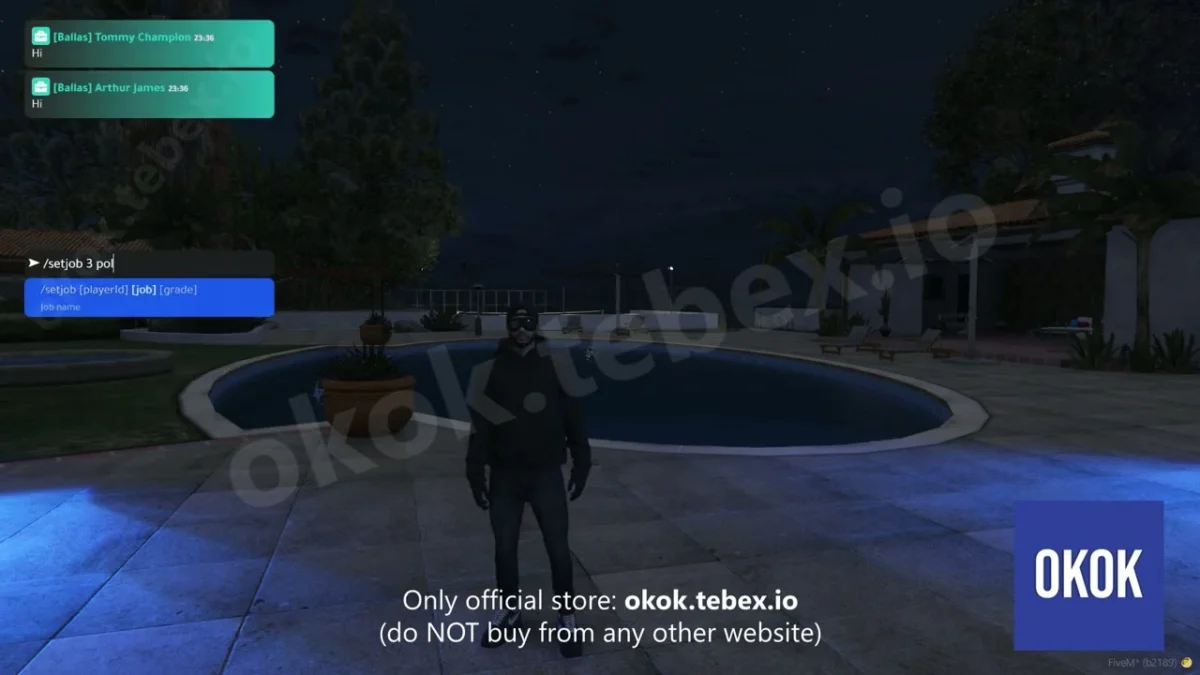 okok Chat V2 FiveM Ressourcen Vorschau 11