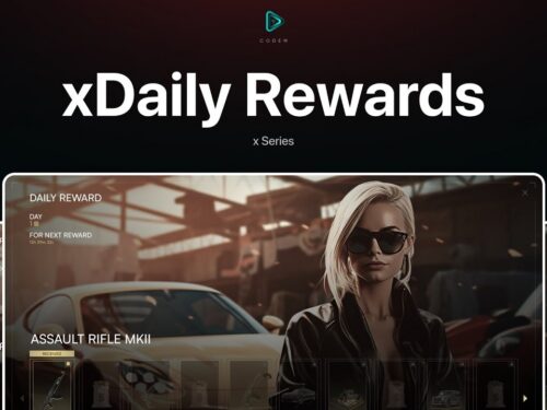 CodeM xDailyReward — Sistema de Recompensa Diária [ESX/QBCore] FiveM prévia do recurso