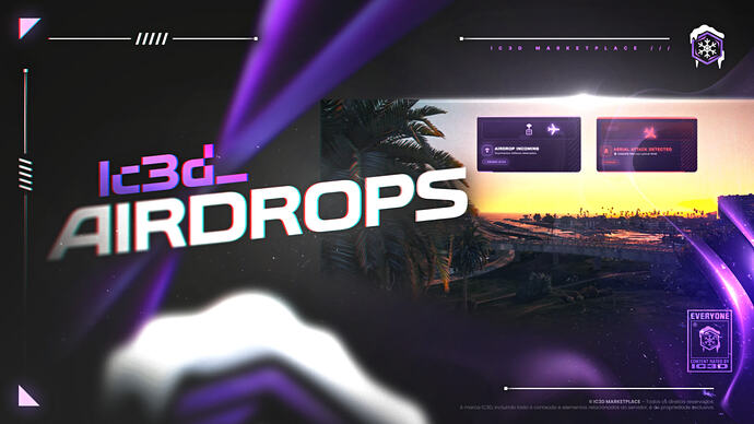 IC3D Airdrops for FiveM: Free Release, Dependencies and Loot Checks IC3D Airdrops resource preview